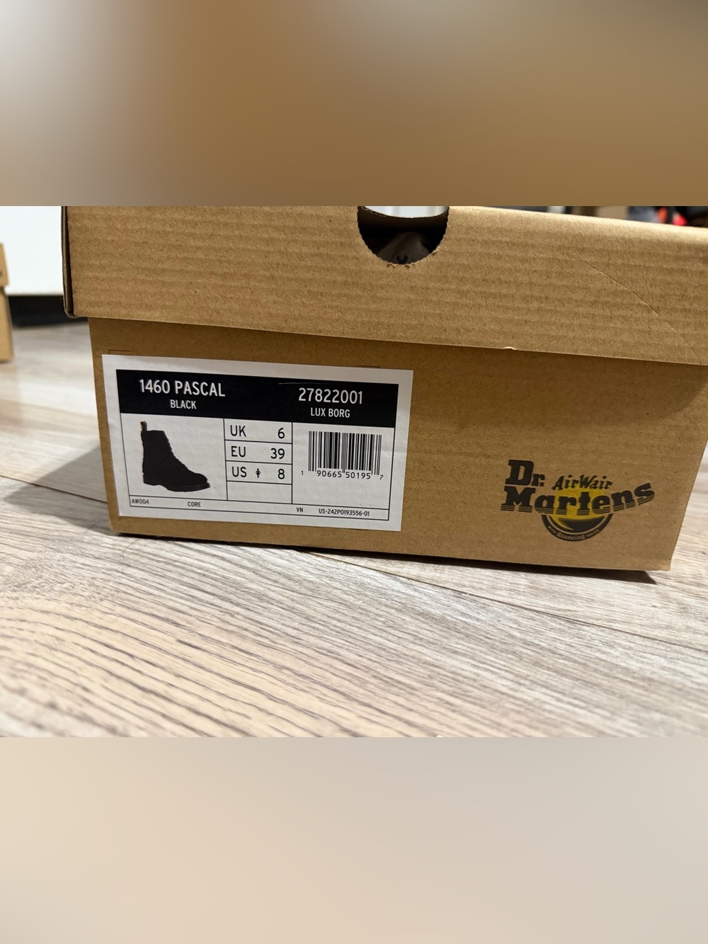 Dr. Martens 1460 Pascal Clash BlackLace-Up Boots